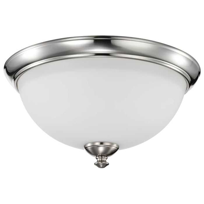 Flush Mount Nuvo 60-5041 Patton - 3 Light - Flush Fixture with Frosted Glass - Brushed Nickel Finish Nuvo