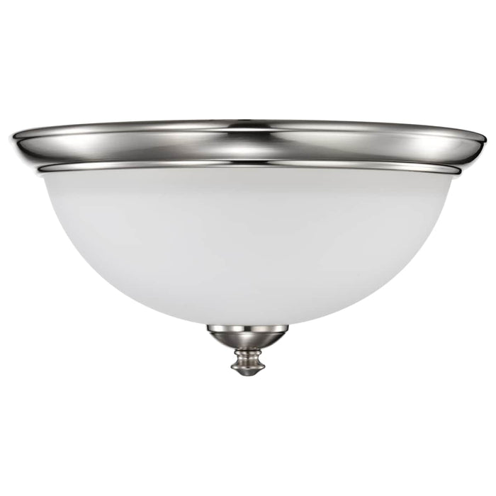 Flush Mount Nuvo 60-5041 Patton - 3 Light - Flush Fixture with Frosted Glass - Brushed Nickel Finish Nuvo