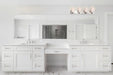 Vanity Nuvo 60-5184 Vista - 4 Light - Vanity Fixture with Etched Opal Glass - Polished Nickel Finish Nuvo