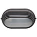 Bulk Head Nuvo 60-523 1 Light - 10 in. - Oval Hood Bulk Head - Die Cast Bulk Head - Architectural Bronze Finish Nuvo