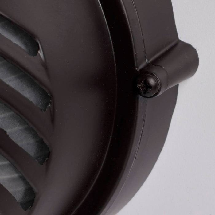 Bulk Head Nuvo 60-523 1 Light - 10 in. - Oval Hood Bulk Head - Die Cast Bulk Head - Architectural Bronze Finish Nuvo