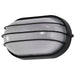 Bulk Head Nuvo 60-525 1 Light - 10 in. - Oval Cage Bulk Head - Die Cast Bulk Head - Architectural Bronze Finish Nuvo