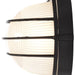 Bulk Head Nuvo 60-525 1 Light - 10 in. - Oval Cage Bulk Head - Die Cast Bulk Head - Architectural Bronze Finish Nuvo