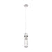 Mini Pendant Nuvo 60-5262 Beaker - 1 Light - Mini Pendant with Clear Glass - Lamp included - Brushed Nickel Finish Nuvo