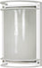 Bulk Head Nuvo 60-530 1 Light - 10 in. - Rectangle Bulk Head - Die Cast Bulk Head - Semi Gloss White Finish Nuvo