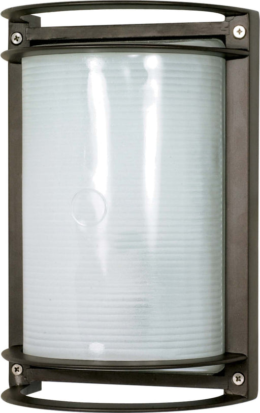 Bulk Head Nuvo 60-531 1 Light - 10 in. - Rectangle Bulk Head - Die Cast Bulk Head - Architectural Bronze Finish Nuvo