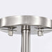 Semi Flush Nuvo 60-5331 Ginger - 2 Light - Semi-Flush with Etched Opal Glass - Brushed Nickel Finish Nuvo