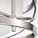 Semi Flush Nuvo 60-5331 Ginger - 2 Light - Semi-Flush with Etched Opal Glass - Brushed Nickel Finish Nuvo