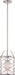 Mini Pendant Nuvo 60-5332 Ginger - 1 Light - Mini Pendant with Etched Opal Glass - Brushed Nickel Finish Nuvo