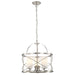 Pendant Nuvo 60-5333 Ginger - 3 Light - Pendant with Etched Opal Glass - Brushed Nickel Finish Nuvo