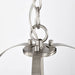 Pendant Nuvo 60-5333 Ginger - 3 Light - Pendant with Etched Opal Glass - Brushed Nickel Finish Nuvo
