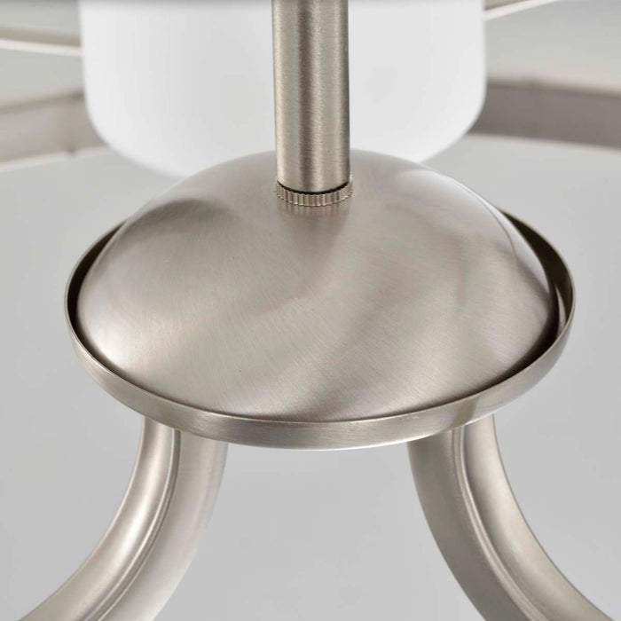 Pendant Nuvo 60-5333 Ginger - 3 Light - Pendant with Etched Opal Glass - Brushed Nickel Finish Nuvo