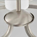 Pendant Nuvo 60-5333 Ginger - 3 Light - Pendant with Etched Opal Glass - Brushed Nickel Finish Nuvo
