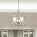 Pendant Nuvo 60-5333 Ginger - 3 Light - Pendant with Etched Opal Glass - Brushed Nickel Finish Nuvo