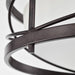 Semi Flush Nuvo 60-5335 Ginger - 2 Light - Semi-Flush with Etched Opal Glass - Old Bronze Finish Nuvo