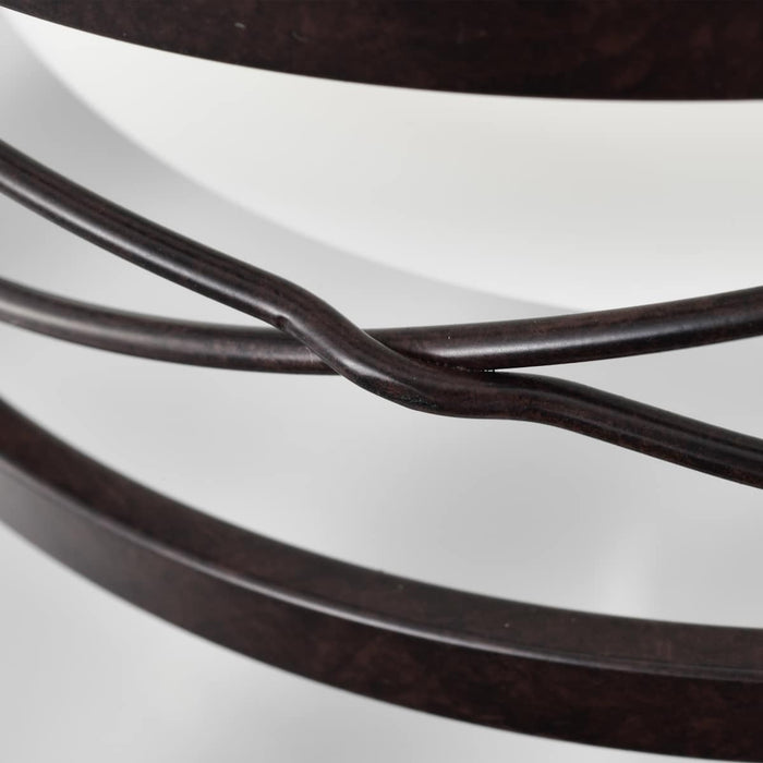 Semi Flush Nuvo 60-5335 Ginger - 2 Light - Semi-Flush with Etched Opal Glass - Old Bronze Finish Nuvo