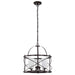 Pendant Nuvo 60-5337 Ginger - 3 Light - Pendant with Etched Opal Glass - Old Bronze Finish Nuvo