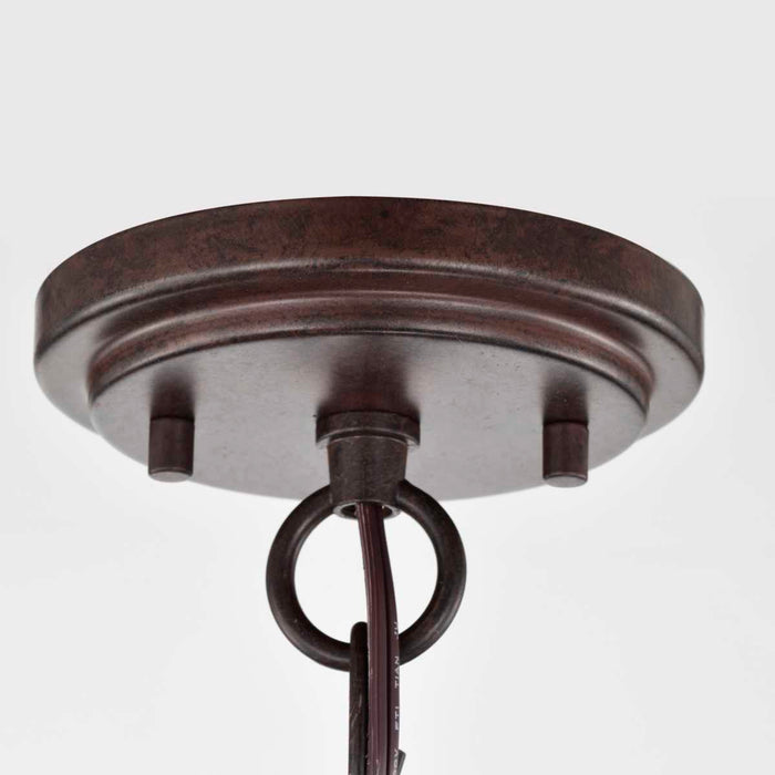 Pendant Nuvo 60-5337 Ginger - 3 Light - Pendant with Etched Opal Glass - Old Bronze Finish Nuvo