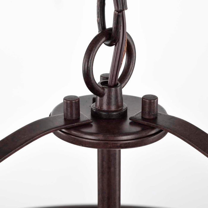 Pendant Nuvo 60-5337 Ginger - 3 Light - Pendant with Etched Opal Glass - Old Bronze Finish Nuvo