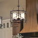 Pendant Nuvo 60-5337 Ginger - 3 Light - Pendant with Etched Opal Glass - Old Bronze Finish Nuvo
