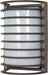 Bulk Head Nuvo 60-533 1 Light - 10 in. - Rectangle Cage Bulk Head - Die Cast Bulk Head - Architectural Bronze Finish Nuvo