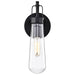Sconce Nuvo 60-5361 Beaker - 1 Light - Wall Sconce with Clear Glass - Lamp Included - Aged Bronze Finish Nuvo