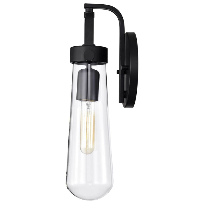 Sconce Nuvo 60-5361 Beaker - 1 Light - Wall Sconce with Clear Glass - Lamp Included - Aged Bronze Finish Nuvo