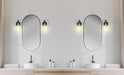 Sconce Nuvo 60-5361 Beaker - 1 Light - Wall Sconce with Clear Glass - Lamp Included - Aged Bronze Finish Nuvo