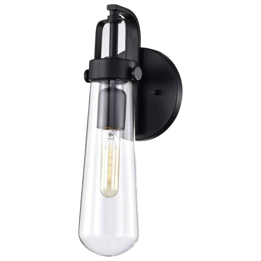 Sconce Nuvo 60-5361 Beaker - 1 Light - Wall Sconce with Clear Glass - Lamp Included - Aged Bronze Finish Nuvo