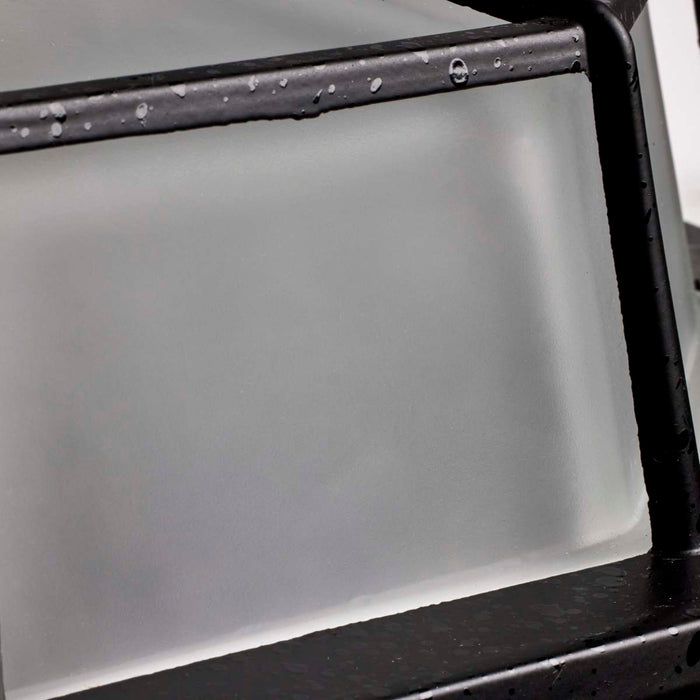 Flush Mount Nuvo 60-536 1 Light - 12 in. - Ceiling Spider Cage Fixture - Die Cast - Glass Lens - Textured Black Finish Nuvo