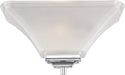 Sconce Nuvo 60-5373 Parker - 1 Light - Wall Sconce - Polished Chrome with Sandstone Etched Glass - Polished Chrome Finish Nuvo
