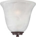 Sconce Nuvo 60-5374 Empire - 1 Light - Wall Sconce - Old Bronze with Alabaster Glass Nuvo