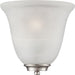 Sconce Nuvo 60-5376 Empire - 1 Light - Wall Sconce - Brushed Nickel with Alabaster Glass Nuvo