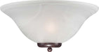 Sconce Nuvo 60-5378 Ballerina - 1 Light - Wall Sconce - Old Bronze with Alabaster Glass Nuvo