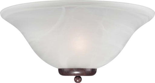 Sconce Nuvo 60-5378 Ballerina - 1 Light - Wall Sconce - Old Bronze with Alabaster Glass Nuvo
