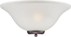 Sconce Nuvo 60-5379 Ballerina - 1 Light - Wall Sconce - Mahogany Bronze with Frosted Glass Nuvo