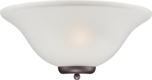 Sconce Nuvo 60-5379 Ballerina - 1 Light - Wall Sconce - Mahogany Bronze with Frosted Glass Nuvo