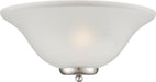 Sconce Nuvo 60-5382 Ballerina - 1 Light - Wall Sconce - Brushed Nickel with Frosted Glass Nuvo