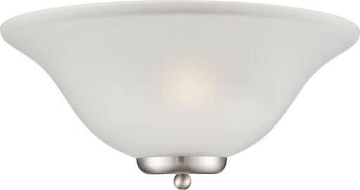Sconce Nuvo 60-5382 Ballerina - 1 Light - Wall Sconce - Brushed Nickel with Frosted Glass Nuvo