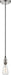 Pendant Nuvo 60-5405 Vintage - 1 Light - Pendant - Vintage Lamp Included - Polished Nickel Finish Nuvo