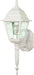 Wall Lantern Nuvo 60-540 Briton - 1 Light - 18 in. - Wall Lantern with Clear Seed Glass - White Finish Nuvo