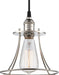 Pendant Nuvo 60-5411 Vintage - 1 Light - Caged Pendant - Vintage Lamp Included - Polished Nickel Finish Nuvo