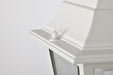 Post Lantern Nuvo 60-546 Briton - 1 Light - 14 in. - Post Lantern with Clear Glass - White Finish Nuvo