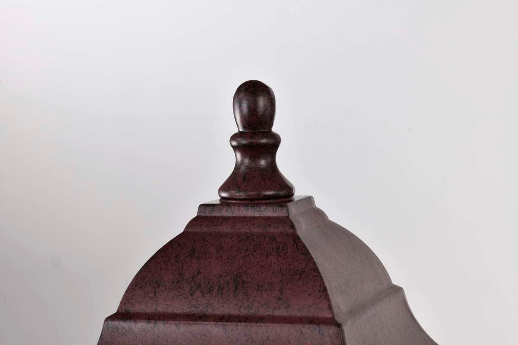 Post Lantern Nuvo 60-547 Briton - 1 Light - 14 in. - Post Lantern with Clear Glass - Old Bronze Finish Nuvo