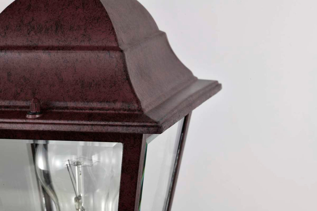 Post Lantern Nuvo 60-547 Briton - 1 Light - 14 in. - Post Lantern with Clear Glass - Old Bronze Finish Nuvo