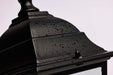 Post Lantern Nuvo 60-548 Briton - 1 Light - 14 in. - Post Lantern with Clear Glass - Textured Black Finish Nuvo