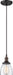 Pendant Nuvo 60-5504 Vintage - 1 Light - Pendant with Clear Glass - Vintage Lamp Included - Rustic Bronze Finish Nuvo