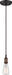 Pendant Nuvo 60-5505 Vintage - 1 Light - Pendant - Vintage Lamp Included - Rustic Bronze Finish Nuvo