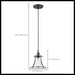 Pendant Nuvo 60-5511 Vintage - 1 Light - Caged Pendant - Vintage Lamp Included - Rustic Bronze Finish Nuvo