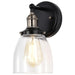 Sconce Nuvo 60-5514 Vintage - 1 Light - Sconce with Clear Glass - Vintage Lamp Included - Rustic Bronze Finish Nuvo